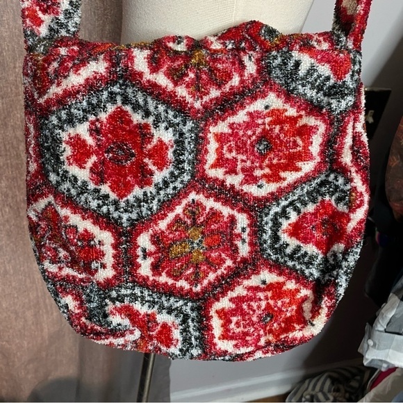 Vintage Floral Flap Crossbody Bag - Picture 3 of 6